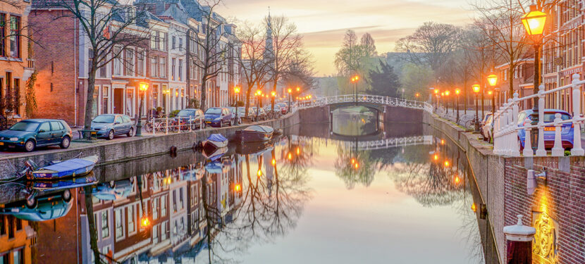 Traumhafte historische Innenstadt in Leiden