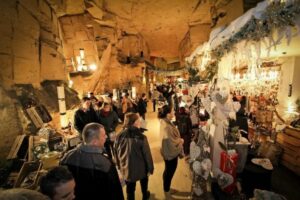 Unterirdischer Weihnachtsmarkt Valkenburg