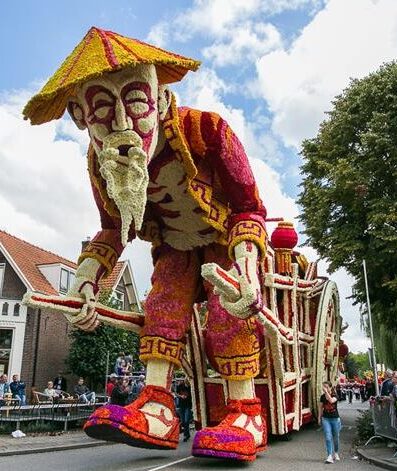 Blumenkorsos in den Niederlanden