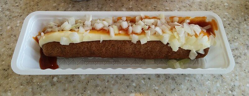 Snackbars in den Niederlanden Frikandel